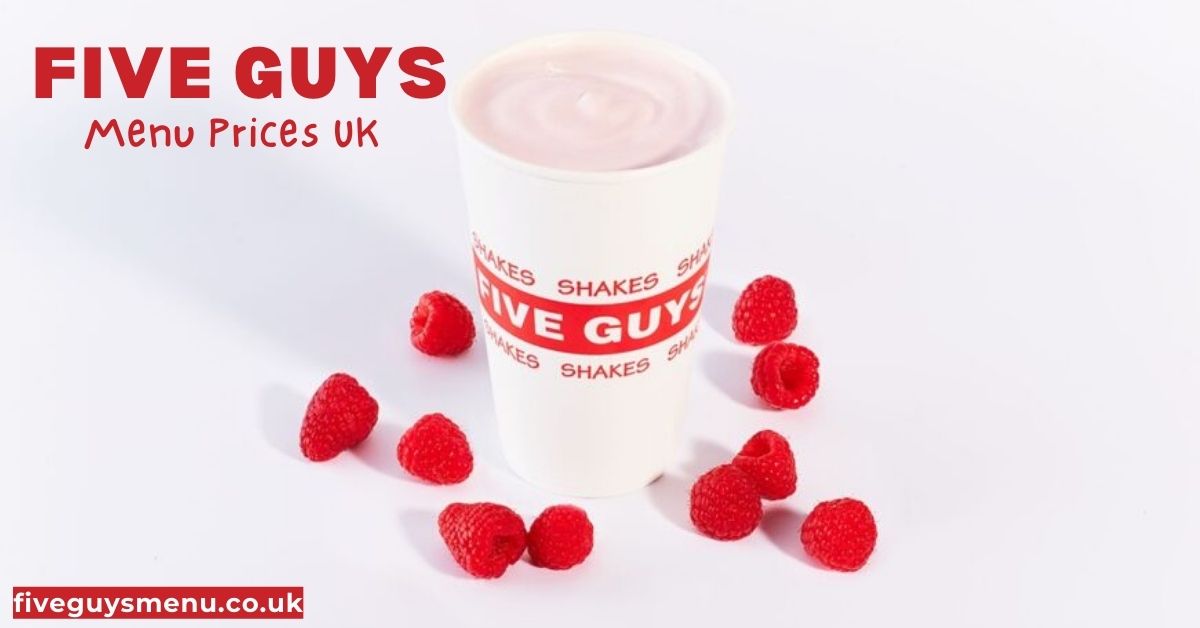 Five Guys Raspberry Shake Price